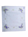 Nikulika Pack Of_8 Desinger Flower Medium Size Handkerchiefs (Color: Multi Color)
