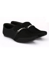 Black Slip-on Canvas Casual Party Wear Shoes