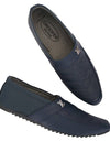 Blue Solid Casual Party Wear Loafers Shoes For Men's