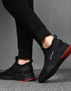 Men's Stylish and Trendy Black Solid Mesh Casual Sports Shoes
