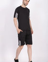 Mrmebino dry Fit Tshirt and Short (Co-ORDS) Set For Men