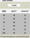 UrGear Women's Cotton Lite Typographic Printed Knotted Hip Round Neck Casual T-Shirt