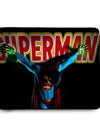 Super Man Design Black Canvas, Artificial Leather Wallet