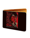 First Blood Design Black and Red Canvas, Artificial Leather Wallet