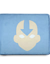 Cartoon  Design Blue Canvas, Artificial Leather Wallet
