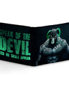 Demon Batman Design Black Canvas, Artificial Leather Wallet