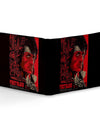First Blood Design Black and Red Canvas, Artificial Leather Wallet