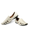 Supriya Men White Color Synthetic Material  Casual Sandals