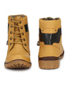 Supriya Men Brown Color Leatherette Material  Casual Long Boots