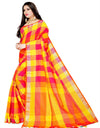 Heemalika Women's Cotton Saree (Multi, 5-6 Mtrs)