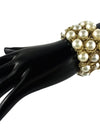 Soumya Women's Alloy, Pearl  Wire Charm Bracelet-White