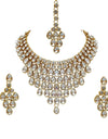 Traditional Designer Gold Plated Kundan Necklace Set