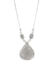 Stylish Oxidized Silver Ganesha Pendant Chain Necklace
