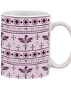 Nikulika Printed Ceramic Coffee Mug - 1 Pieces, White, 11oz