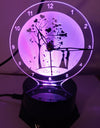 Nikulika Tree Under Romantic Couple Clock With Night Lamp