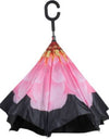 Nikulika C Shaped Handle Double Layer Inverted Colourful Umbrella (Color: Assorted)