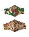 Pack of 2_Soumya Wedding Stylish Cotton Mask (Color: Assorted)