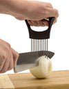 Nikulika Stainless Steel Onion Cutter Onion Holder (Color:Assorted)