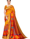 Heemalika Women's Art Silk Saree With Blouse (Multicolor, 5-6mtrs)