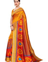 Heemalika Women's Art Silk Saree With Blouse (Multicolor, 5-6mtrs)