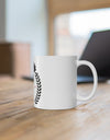 Repika Ceramic 48th Anniversary Printed Coffee Mug (Color: White, Capacity:330ml)