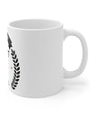 Repika Ceramic 3rd Anniversary Printed Coffee Mug (Color: White, Capacity:330ml)