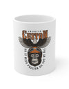 Repika Ceramic Gorila Desing Printed Coffee Mug (Color: White, Capacity:330ml)