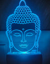 Nikulika Buddha Face Multi Color Changing AC Adapter Night Lamp