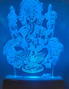 Nikulika Lord Ganesha Multi Color Changing AC Adapter Night Lamp