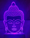 Nikulika Buddha Face Multi Color Changing AC Adapter Night Lamp