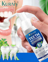 KURAIY Toothpaste Whitening Foam Natural Mouth Wash Mousse Teeth Whitening Teethpaste Oral Hygiene Breath Dental Tool