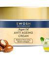 SWOSH Anti Ageing Face Cream 50 Gram For Day and Night For Men & Women, Reduces Wrinkles and Fine Lines With Jojoba & Argan Oil | Collagen Booster