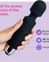 Magic-Vibe Cordless Handheld Personal Body Massager for Pain Relief & Rechargeable Vibration Machine with 8 Speeds, 20 Modes (Multicolour)
