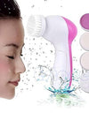 5 in 1 Portable Electric Facial Cleaner Battery Powered Multifunction Massager,